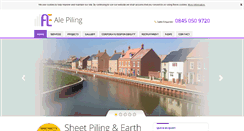 Desktop Screenshot of ale-piling.com