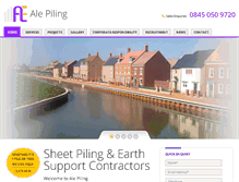 Tablet Screenshot of ale-piling.com